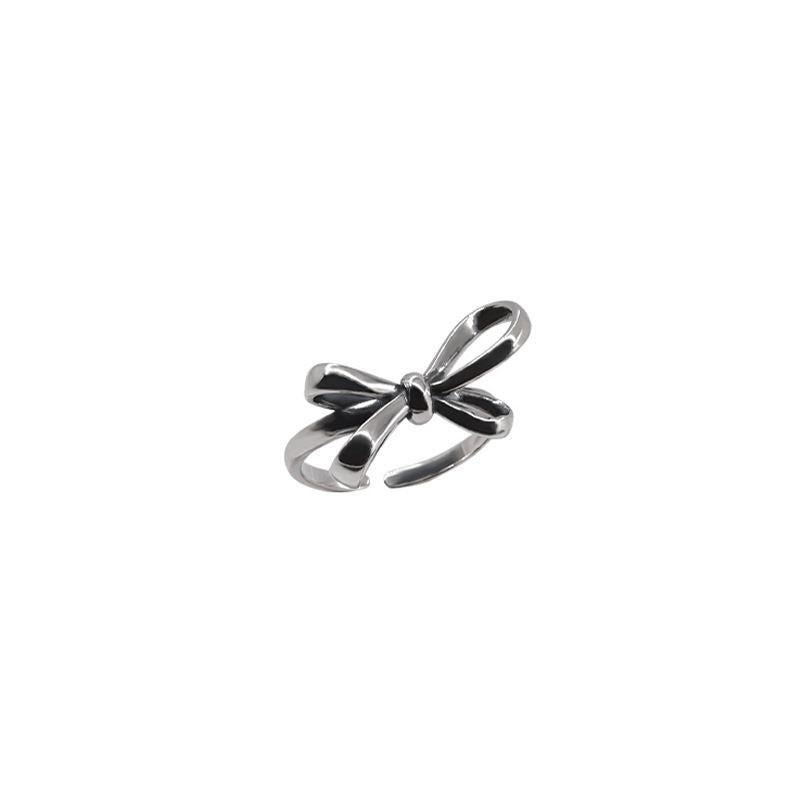 Adjustable Bow Open Ring for Women