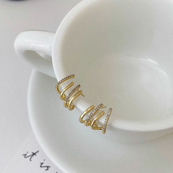 Minimal Geometric Stud Earrings for Women