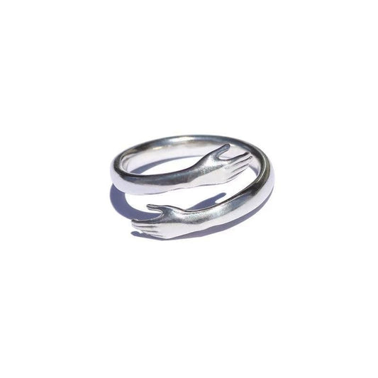 Adjustable Hug Open Couple Rings for Adults